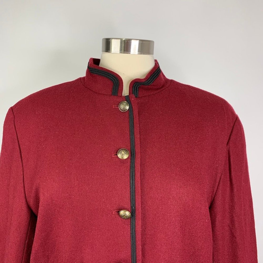 Vintage Cambridge Dry Goods Military Jacket  SZ 14 - Picture 4 of 8